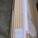 Merax King Size Bamboo Platform Bed, Mid-Century Modern Bed Frame with Tall Headboard, Solid Sustainable Bedframe King-Size, Wood Slat Support, No Box Spring Needed, Easy Assembly, Natural