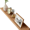 Oak Floating Shelves Natural Wood Wall Mounted Display Picture Ledge Shelf for Home Office Living Room Bedroom Storage Shelf 6X36 inch