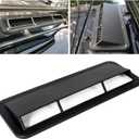 ECOTRIC Cowl Vent Scoop Compatible with 1978-1995 Jeep CJ Wrangler YJ Air Vent Scoop Ram Air Induction Hood Scoop Ram Replacement for 13307.01