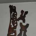 Handicraftviet Decorative Wooden Sword Display Stand, Dragon Head Design, Asian Style Carved Tea Light Holder (1 slot)