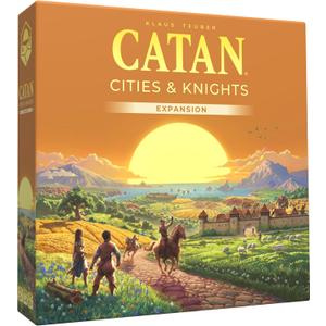 CATAN Cities & Knights Board Game Expansion (6th Edition) Enhance Gameplay with New Challenges! Strategy Game for Kids & Adults, Ages 12+, 3-4 Players, 90 Minute Playtime, Made by Catan Studio