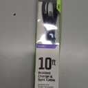 Cell Candy 10 Ft Braided Charge & Synd Cable for Micro USB and USB C to USB
