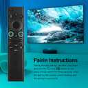 for Samsung Frame Smart TV Remote Replacement: Solar Powered USB-C Fast Charge, 6-12 Months Battery Life, Voice Bluetooth Controller Compatible with Samsung 2020-2025 Neo QLED 4K Smart TVs