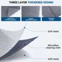 2 x Forggon 10 Pcs New Upgrade 3-Layer Non Scratch Wire Dishcloth,Wire Dishwashing Rag, Non-Scratch Wire Dishwashing Rags for Wet and Dry, Kitchen Cleaning Dish Rags for Cookware,Sinks, Dishes,Stove