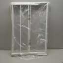 Amazon Basics Foldable Portable Laundry Rack for Air Drying Clothing, Indoor Outdoor Use - 14.5" D x 29.5" W x 41.8" H, White