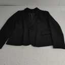 LookbookStore Womens Notched Lapel Pockets Button Work Office Blazer Jacket Suit Black, XL