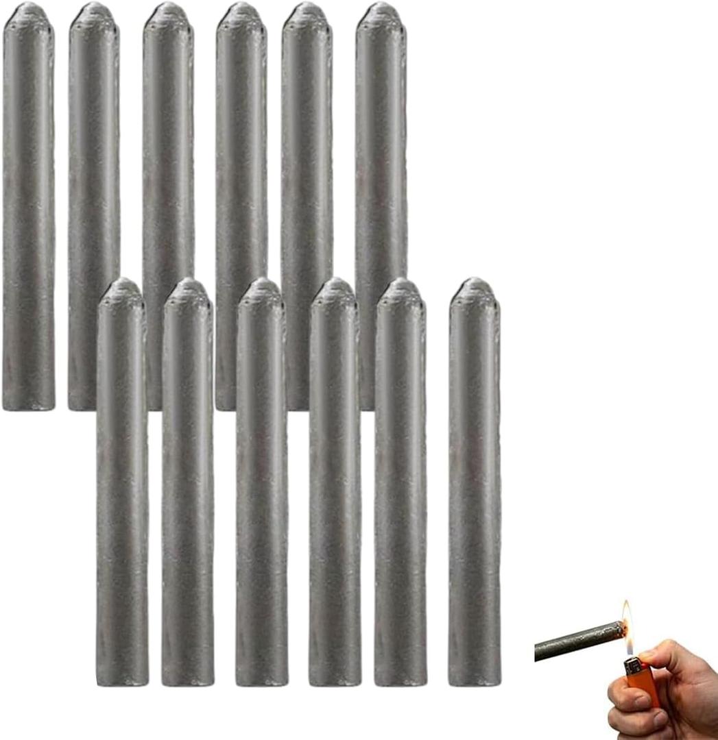 Low Temperature Universal Welding Rod Sticks Metal Melt Low Melt Solder Pipe Tools Electrode Aluminum Rod for Stainless Steel Iron, Beginner and Pro (12PCS)