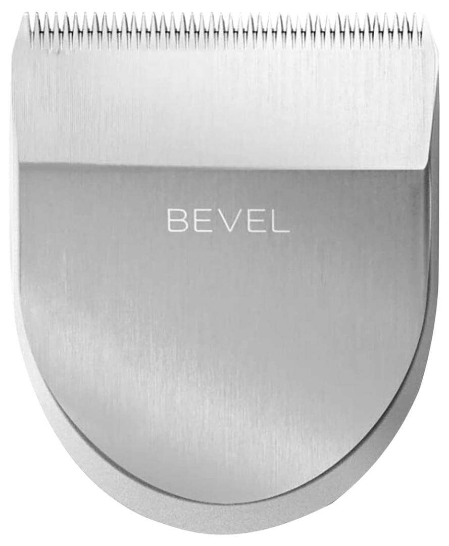 Bevel Square Trimmer Blade Attachment - Compatible with Bevel Device Only, Cordless Trimmer Attachment Head for Face, Beard, Mustache, Neck & Body - Silver, 1 Count