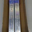 16 inch Drawer Slides 4 Pairs (8pcs) Soft Self Close Full Extension Ball Bearing Drawer Rails Side Mount Metal Dresser Runners for File Cabinet Trash Can Kitchen Wardrobe Glides 16" 100 LB Capacity