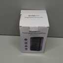 Humidifiers for Bedroom (1.1L), Small Cool Mist Humidifier for Home Plant and Baby Nursery, Quiet Ultrasonic Humidifier with 360 Nozzle, Auto Shut-Off, Filterless, Black