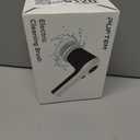 Electric Spin Scrubber, Cordless Shower Scrubber with Battery Level Display, 2 Speeds Electric Scrubber for Cleaning with 6 Replaceable Heads, Cleaning Brush for Bathroom/Sink/Window (White)