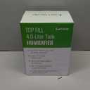 Top Fill Humidifiers for Bedroom, 4.0L Tank Cool Mist Humidifiers for Large Room, 40H Runtime, 28dB Quiet Ultrasonic Air Humidifier for Home, Plants with 9H Timer, Aroma Tray