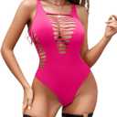 Avidlove Rave Outfits for Women Festival Top Sexy Fishnet Bodysuit Bodycon Party Club Outfit (S M L)