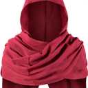 TOKYO REVENGERS Kids Medieval Renaissance Hooded Cowl Multifunctional Scarf Shawl Cape Halloween Cosplay Costume Accessories (One Size)