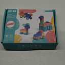 COUOMOXA Soft Building Block for Toddler: Large Educational Toys for 6-12 Months and 1-3 Year Old - STEM Soft Rubber Blocks for Preschool Playroom - for Boys and Girls