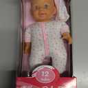 12 Inch Talking Baby Dolls for 3 Year Old Girls - Soft Body Interactive Baby Doll for Kids That Can Talk, Cry, Sing and Laugh - Makes 24 Cute Sounds (Caucasian)