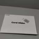 Delamu Cord Covers for Wires on Wall, 113.4in TV Cord Hider, Self-adhesive Cable Hider Cable Cover Raceway, Paintable Wire Hider Wire Covers for Cords, Hide Cords Wall Mounted Tv, W0.95×H0.55in, White