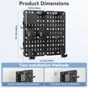 KDD Keyboard and Mouse Display Stand Holder, Wall Mount Office Organization Pegboard Combination Kit with Pen holder, Hooks, Headset & Controller Stand for Office & Home Hanging Organizer Storage
