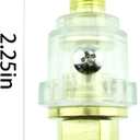 TAODAN 1/4 Inch NPT Automatic Mini In Line Oiler Air Compressor Oil Lubricator for Universal Air Tool Inlet Connector