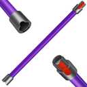 Tube Extension Wand for Dyson V15 V11 V10 V8 V7 Stick Replacement Parts Vacuum Attachment Quick Release Wand Vacuums Rod 28.7 IN (Purple)