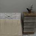 Stylecraft Home Collection Casual Stacked Plate Design Table Lamp - Slate & Sepia