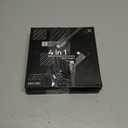 2 x SHEZI 4-in-1 [Upgraded] USB C Cable 10FT Compatible with Lightning Cable 90 Degree, Long Fast Charging Flat Nylon Braided for iPhone 16/15 Charger Cord, Multi Charging Combo with L/USB C/USB A Ports (Grey)