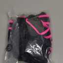 Juicy Couture High Support Sports Bra Top Contrast Piping and Cut Out Detail L Black