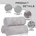 Newwiee 3 Pcs Christmas Snowman Hand Towels Decorative 3D Jacquard Bath 100% Cotton Soft Absorbent Towels for Kitchen Bathroom Washcloths Spa Gym Sport Xmas Holiday Winter Gift, 30x 14 Inch