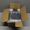 5 Pcs Metal Display Stands for Buffet Table Cake Risers, Cupcake Rectangle Stand for Wedding, Party, Catering Supplies, Elegant Food Risers for Display with 5Pcs Hollow Bottoms Sturdy Modern (Black, 2 IN to 12 IN)