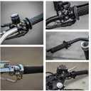 2 Buttons CNC Hand Control Momentary Switch Micro Switch, for 7/8 Inch 22mm Bars Handlebar Bobber Cafe Racer Chopper Universal