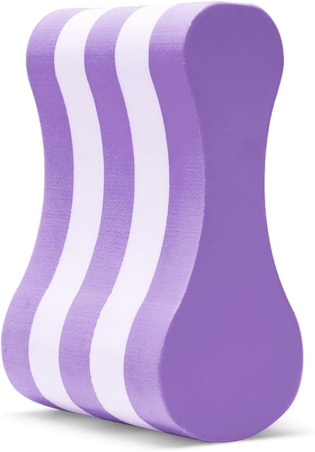 NEAGLORY Swimming Pull Float, Soft Swimming Float Kickboard, EVA 5-Layer Pull Buoy Leg Float, Pool Training Aid, Legs and HIPS Support for Adults, Kids, and Beginners (purple)