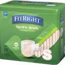 FitRight OptiFit Extra Adult Briefs, Incontinence Diapers with Tabs, Moderate Absorbency, Small, 20 to 32", 20 Count