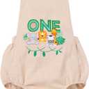 IMEKIS Baby Girls Boys Boho 1st Birthday Outfit Summer Romper for Cake Smash Photo Shoot, Size: 6-12 Months