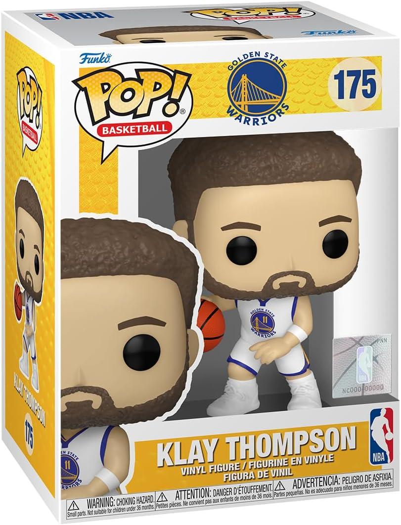 Funko POP! NBA: Warriors - Klay Thompson - Collectable Vinyl Figure - Gift Idea - Official Merchandise - for Kids & Adults - Sports Fans - Model Figure for Collectors and Display
