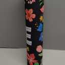 Likiyol Floral Door Mat Outside Entrance, Colorful Flower Welcome Mat Front Door Mat Butterfly Non Slip Doormat Outdoor Indoor Entrance, Low Profile, Absorbent, 18" x 30"