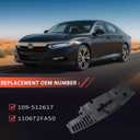 Front Radiator Support Shield Cover&Lower Grille Fit for Honda Accord 2013-2017 Replace#71106-T2A-A00