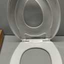 Little2Big Toilet Seat with Built-In Toddler Potty Training Seat, Slow Close, Easy to Install, Made in USA, ELONGATED, White