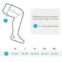 Bamboo Knee Sleeves, 2-Pack Knee Compression Sleeve Women Men Elastic Warm Slip-on Recovery Knee Brace for Arthritis Knee Pain, One Size