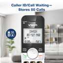 VTech Cordless Phone with Large Display and Big Buttons, DECT 6.0 with Caller ID/Call Waiting, Full Duplex Speakerphone, ECO Mode, Last 10 Number Redial, Easy to Use,VG231
