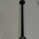 BESy Adjustable 15 to 26 Inch Single Bath Towel Bar Rack for Bathroom Accessories SUS304 Stainless Steel Towel Holder, Wall Mount with Screws Hand Towel Bar Rod Hotel Style, Matte Black