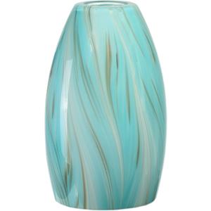 Oval Glass Lamp Shade Only Art Glass Shades for Kitchen Island pendant Lights Glass Lamp Covers Light Fixture Replacement aqua color for Mini Pendant Ceiling Lights Chandelier