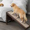 Pet Gear Free Standing Pet Ramp for Cats and Dogs, Coffee Bean Holds Up to 300lbs