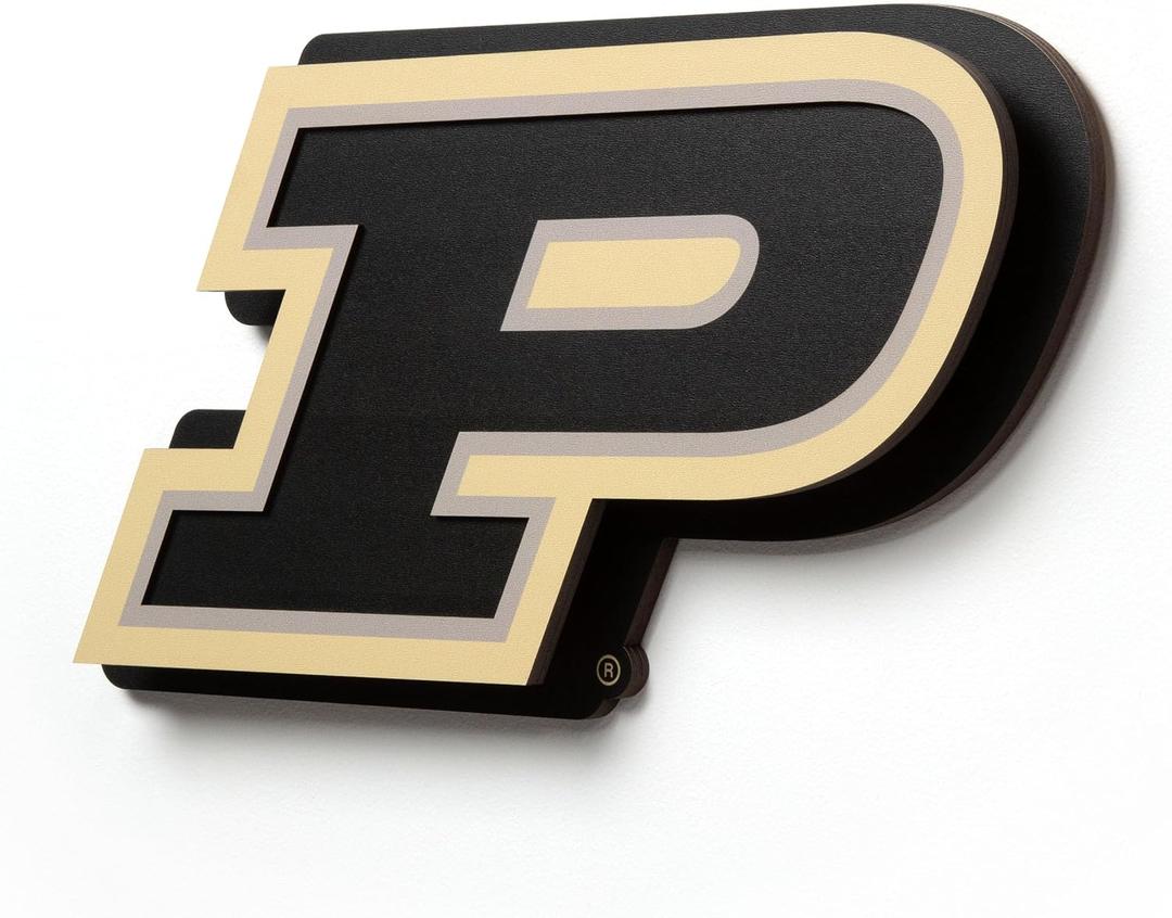 YouTheFan NCAA 3D Die-Cut Wall Art, precision-crafted and laser-cut in the exact shape of your team’s logo, multiple layers create striking depth, ready-to-hang and officially licensed, 15.3"L x 1.6"W