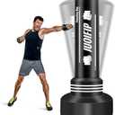 Punching Bag for Kids Adult, Inflatable Boxing Bag Men Standing Kickboxing Bag, Suitable for Kickboxing MMA Dummy Karate Home Gym Training Equipment for Men and Women