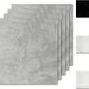 10 Sheets Peel and Stick Backsplash, 11.8"x11.8" Stick on Backsplash Tile Stickers Self Adhesive Backsplash Tile for Kitchen Bathroom Laundry Room (Gray Marble)