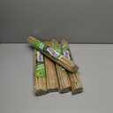 Jollybower 100 pcs 1/4” D Bamboo Stakes, 18 Inch Plant Stakes, Natural Garden Stakes for Tomato, Bean, Flowers,Trees Potted and Climbing Plant Support, 5 Pack