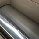 Glad Slim Trash Can with Clorox Odor Protection - Narrow Kitchen Garbage Bin with Soft Close Lid, Step On Foot Pedal and Waste Bag Roll Holder, Stainless Steel, 45 Liter