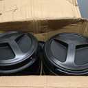 Insulated Beverage Dispenser 3.2 Gallon - Thermal Haot Beverage Dispenser for Parties, Hot Drink Dispenser with Spigot for Hot Water Coffee Tea Milk Cocoa, Black, 2 PACK, Non-Electric, NEW