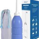 Hibbent Portable Bidet Sprayer and Travel Bidet with Hand Held Bidet Bottle for Personal Cleansing Use Extended Nozzle - Personal Hygiene Care Toilet Bidet Shower/Bathroom Bidet Spray -21.8oz(620ml) (Purple)