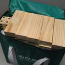 Olsa Jumbo Tumble Tower Outdoor Games 60pcs Large Blocks Stacking Lawn Yard Game for Kids Adults Family Stack to Over 5FT Giant Family Party Games for Holiday